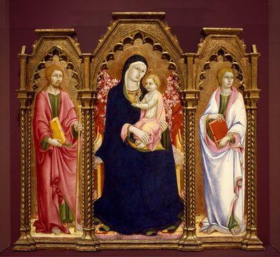 Madonna col Bambino e i Santi Giacomo Maggiore e Giovanni Evangelista, pala d